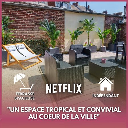 L'Escale Tropicale, Appartement Independant Avec Terrasse Privative Saint-Quentin  Extérieur photo